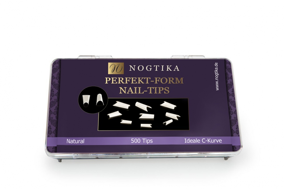 Nail tips with ideal natural C-curve 500 pieces