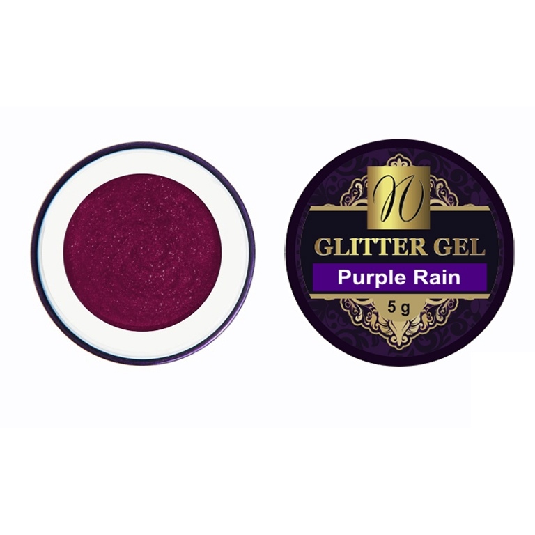 Glitter Gel "Purple Rain" 5ml