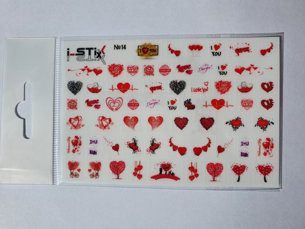 selbstklebende Slider Sticker Love Nr. 14 von i-Stix