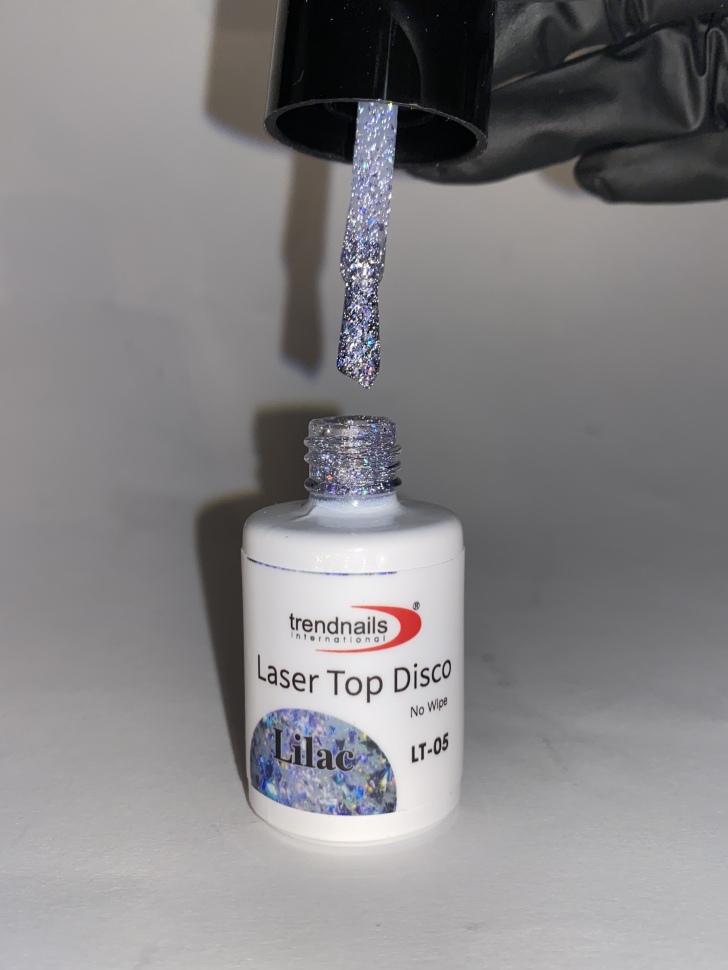 Laser Top Disco Lilac (Glanzgel ohne Schwitzschicht) 10ml von Trendnails