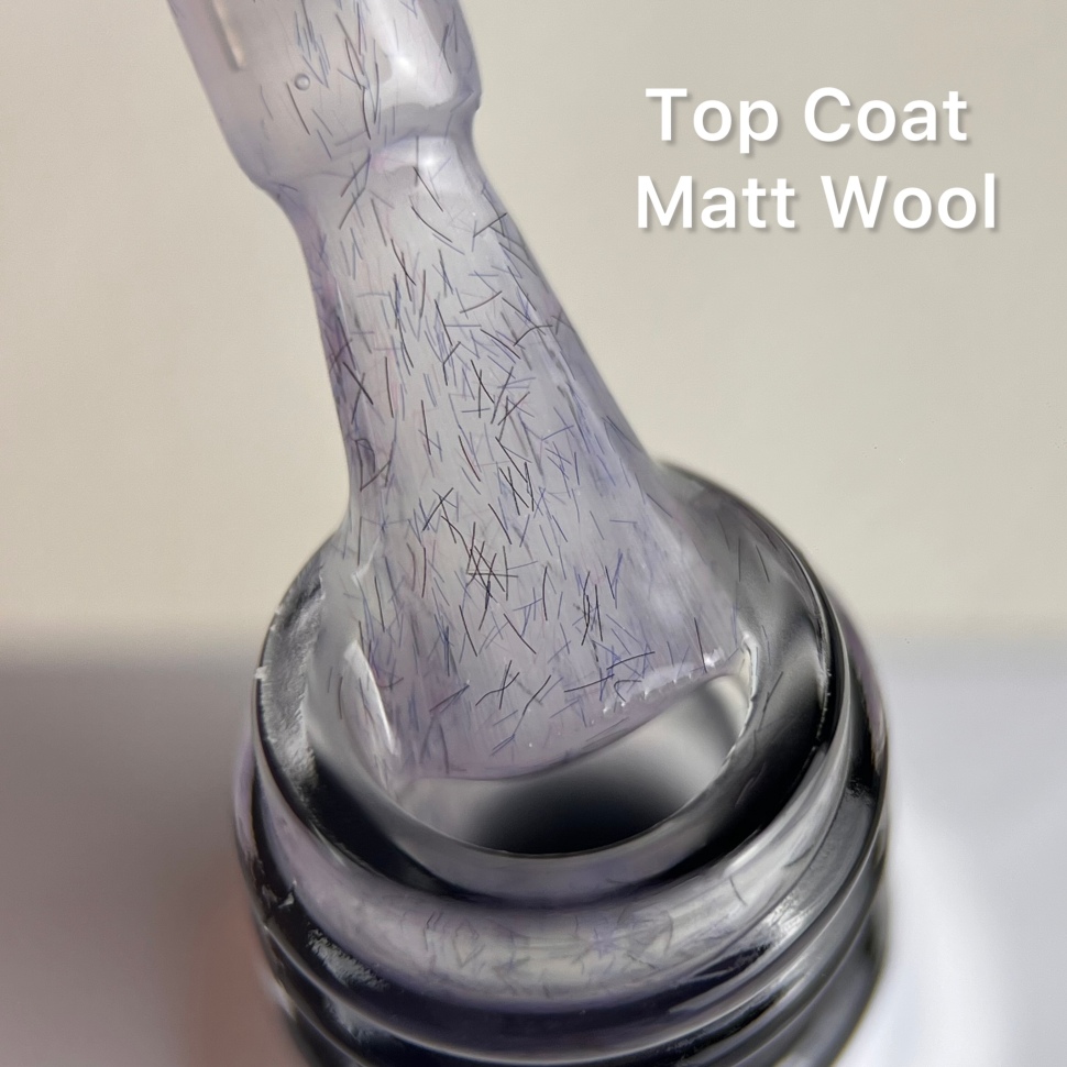 Top Coat Matt Wool NO WIPE 10ml von Love My Nails