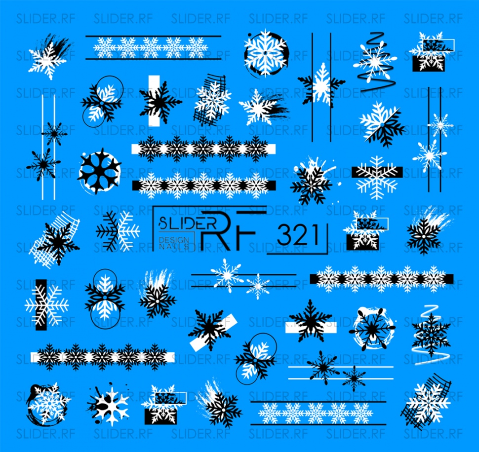 Sticker Design RF321 (Wasserlösliche Aufkleber)