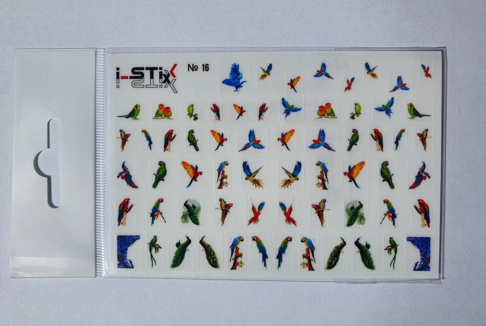 selbstklebende Slider Sticker Vogel Nr. 16 von i-Stix