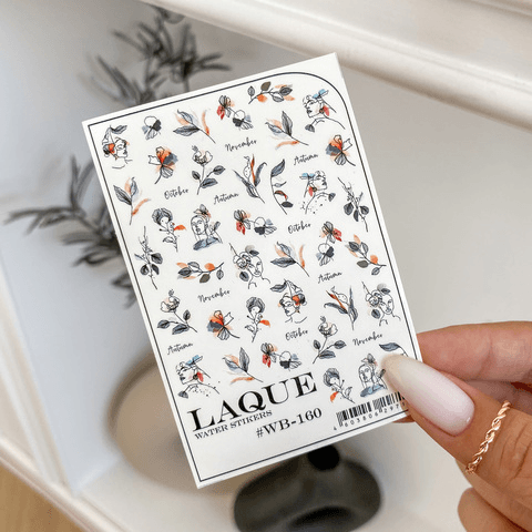Sticker Design WB160 (Wasserlösliche Aufkleber) von Laque