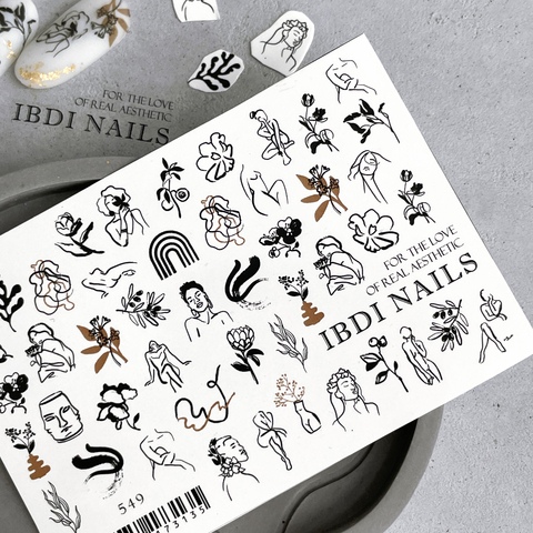 Sticker Nr. 549 von IBDI Nails