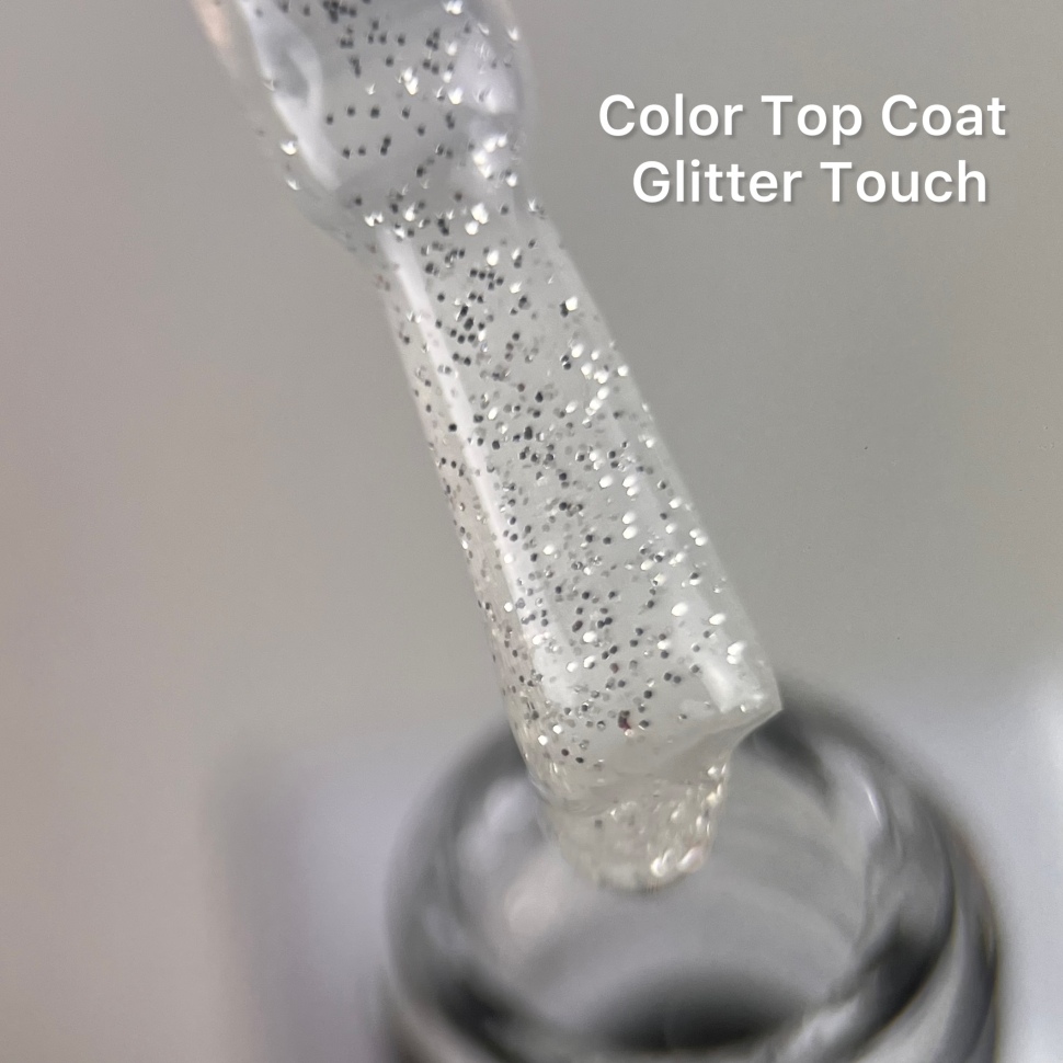 Color Top Coat Glitter Touch 3 NO WIPE 10ml by Love My Nails