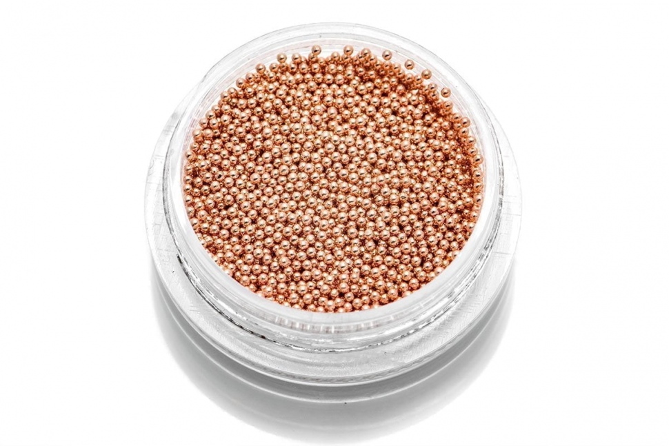 Caviar Beads Gold-Rosé (metall) Gr.0,8