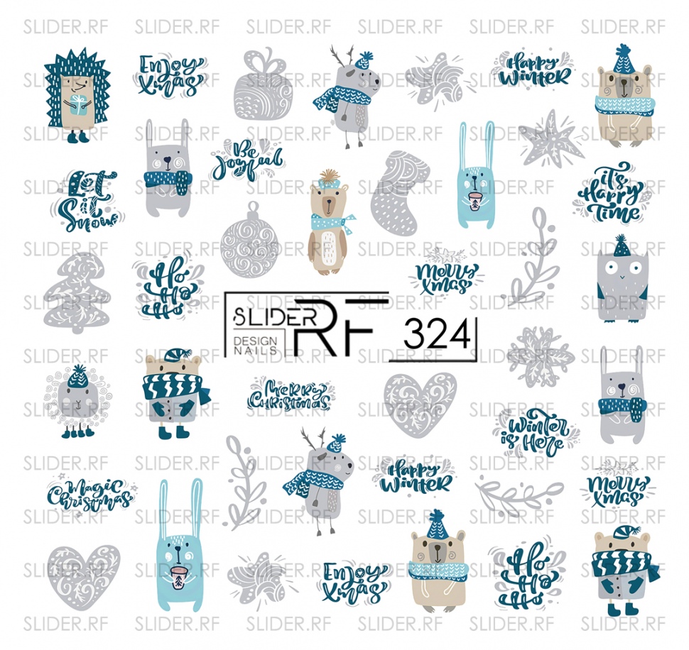 Sticker Design RF324 (Wasserlösliche Aufkleber)
