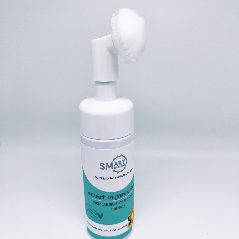 Reinigungsschaum mit Massagebürste für Gesicht 150ml von SMART (ab 04.10.2022 versandbereit)