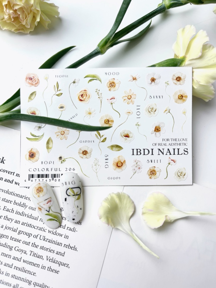 Sticker COLORFUL 206 from IBDI Nails