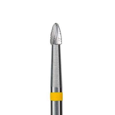 Fräseraufsatz Hartmetall Bit (gelb) extrafein in Größe: 1,4mm und 2,3mm von KMIZ 
