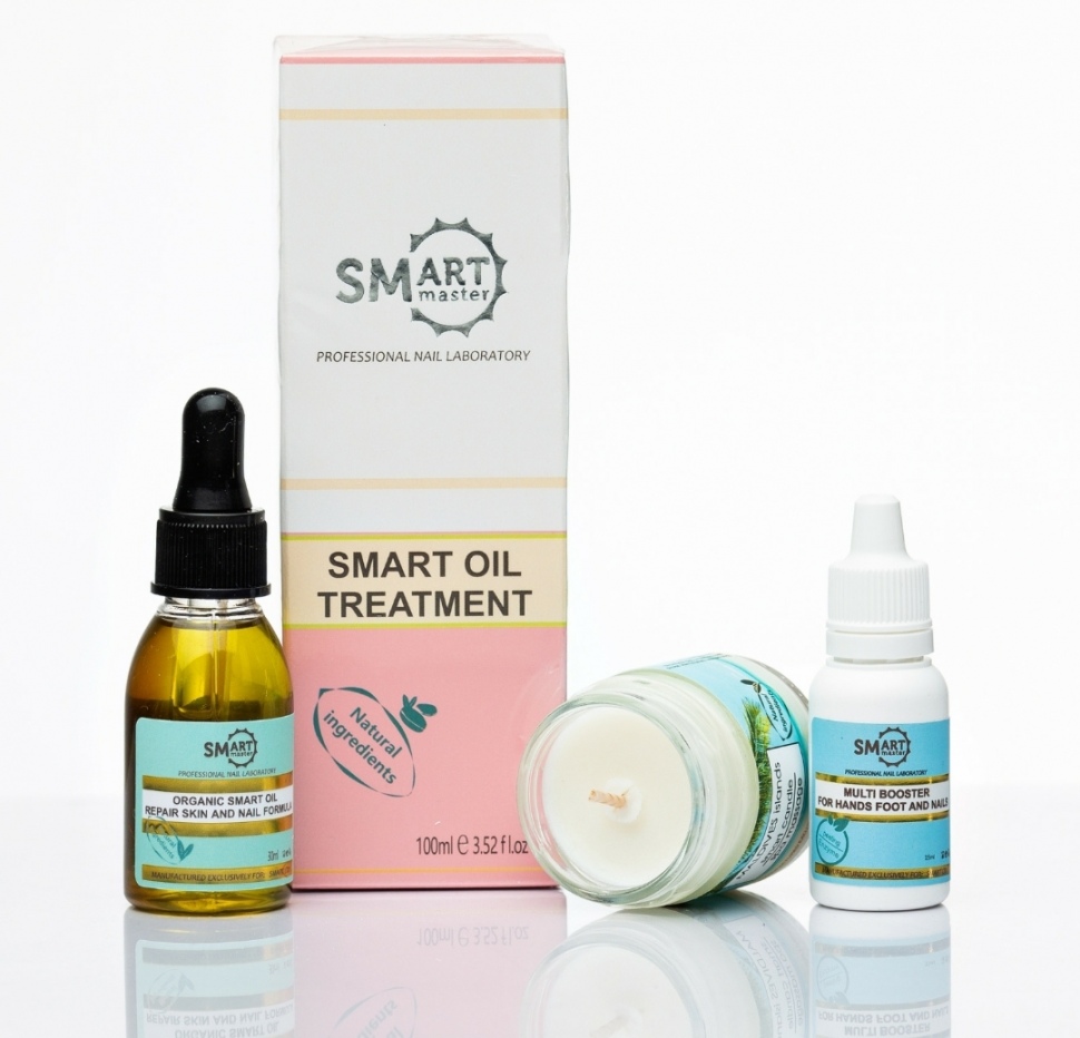 SMART SET 1(Molekular-Öl  (100ml), Organic Öl, Booster, Pflegekerze) 