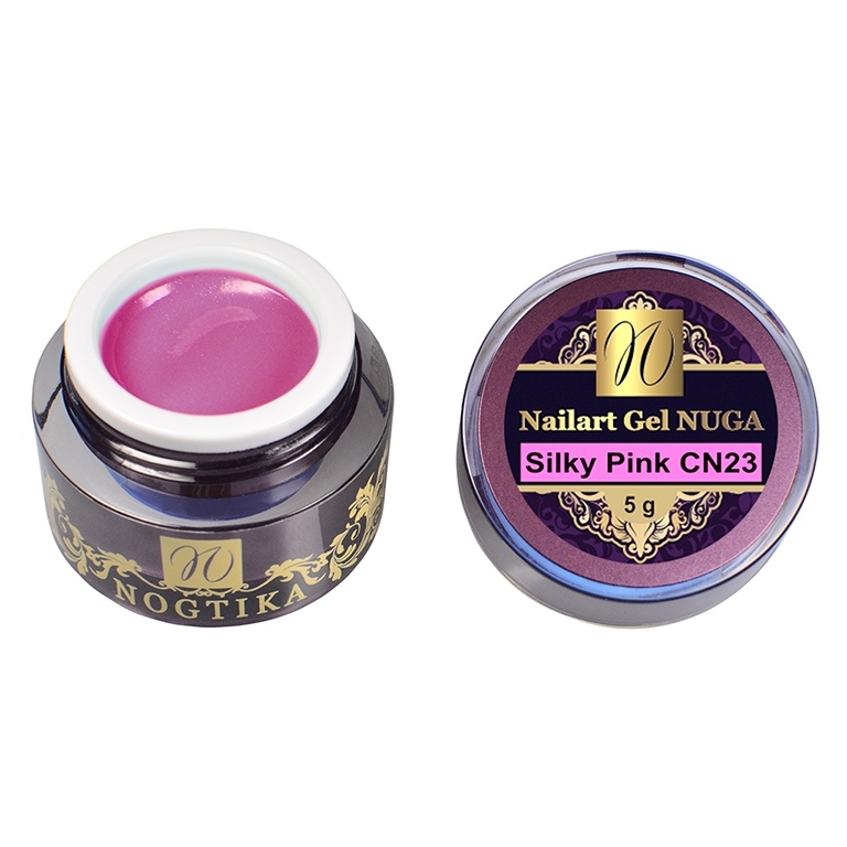 Nail Art Color гель NUGA (без липкого слоя) "Silky Pink"