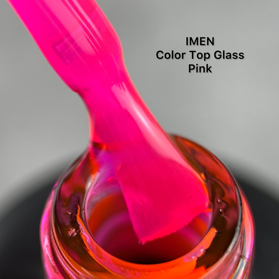 Imen Color Top (without sweat layer) 15ml Glass pink