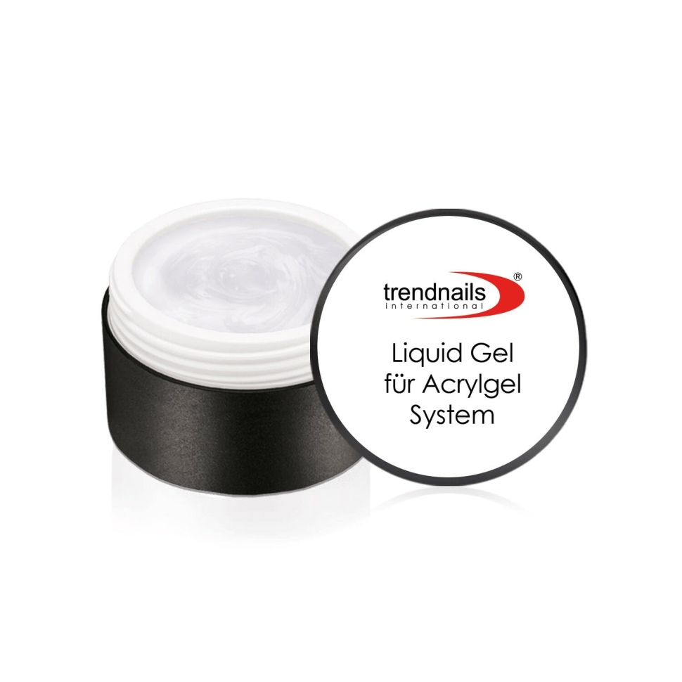 Acrylgel Liquid Gel für Acrylgelsysteme 5ml Tiegel – "Clear" von Trendnails