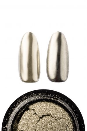 Chrome powder pigment (mirror effect) No.1 from Trendy Nails