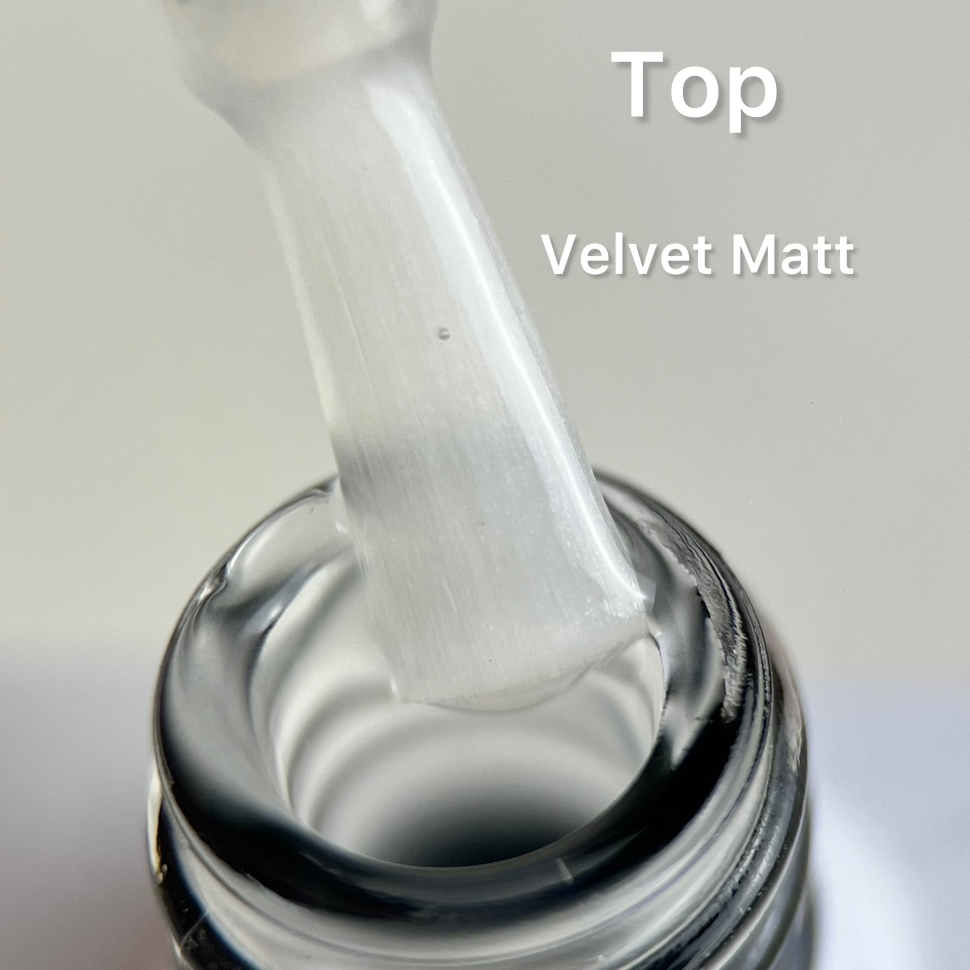 Top Coat Velvet Matt NO WIPE 10ml von Love My Nails