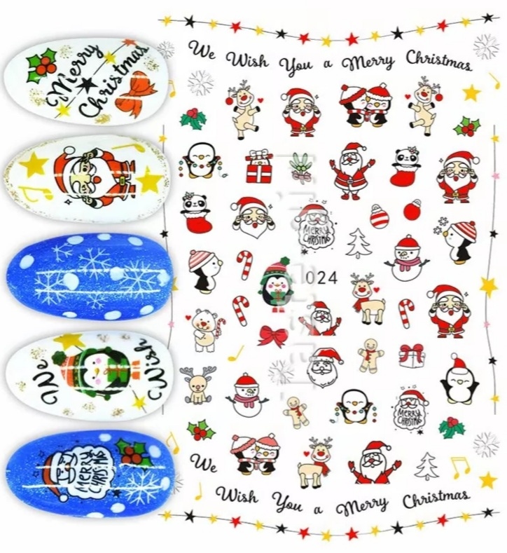 Sticker selbstklebend MC024 Marry Christmas