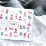 Sticker COLORFUL Nr. 57 von IBDI Nails