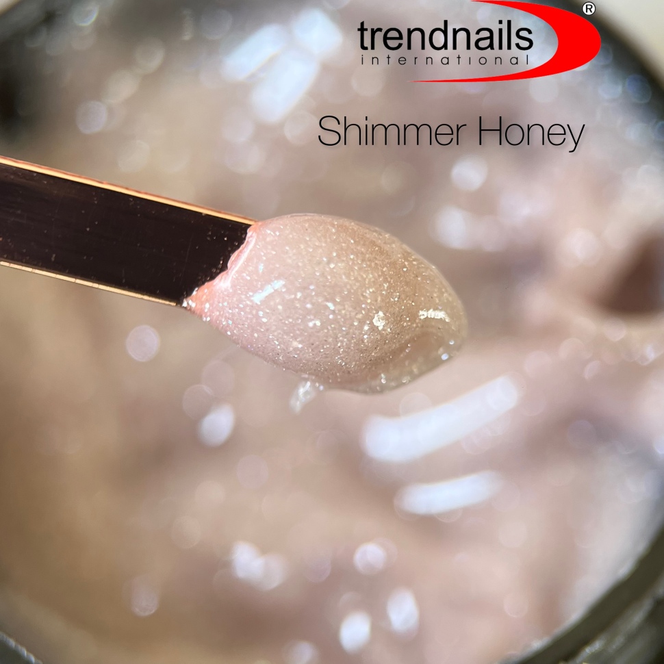 Soak-Off Acrylgel 15ml Tiegel – "Shimmer Honey" von Trendnails