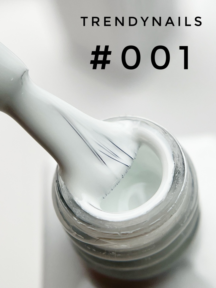 Gel Polish No. 001 by Trendy Nails (8ml/15ml) white
