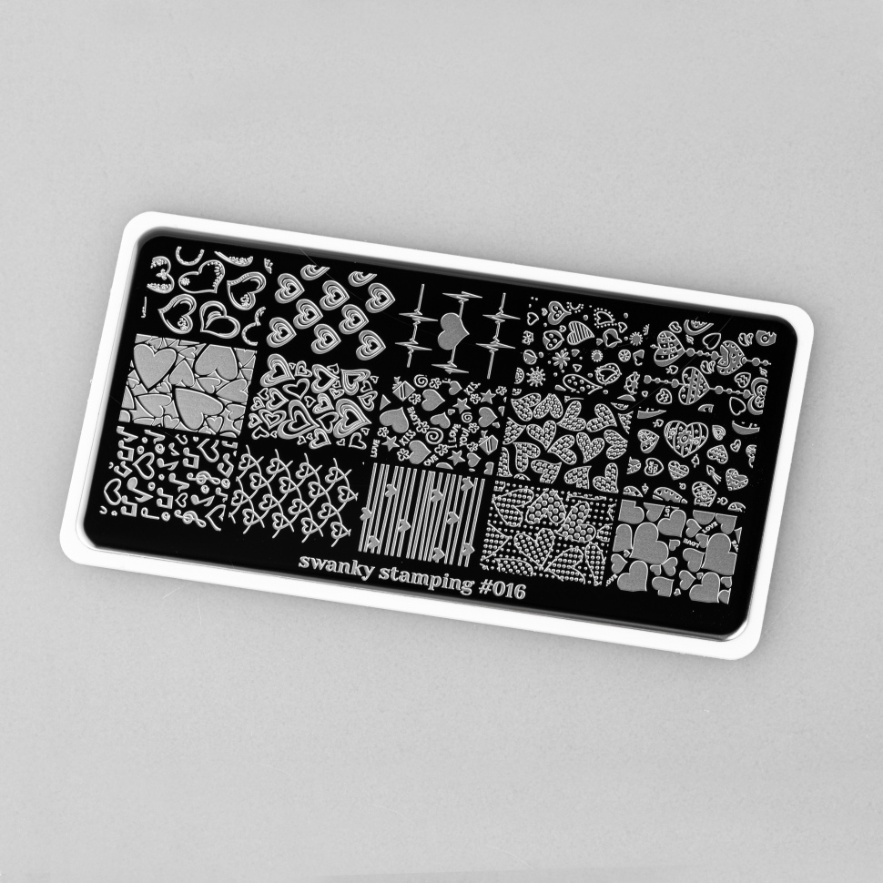Stamping plate stencil No. 016 by Swanky