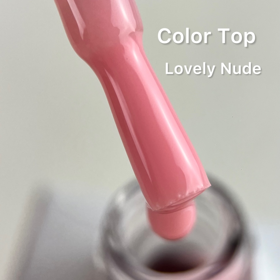 Color Top Coat Lovely Nude NO WIPE 10ml von Love My Nails