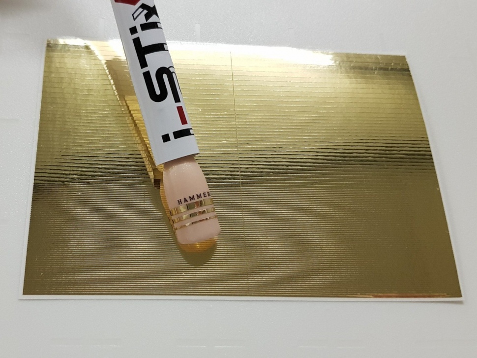 selbstklebende Slider Sticker (goldene Streifen) Nr. 23 von i-Stix