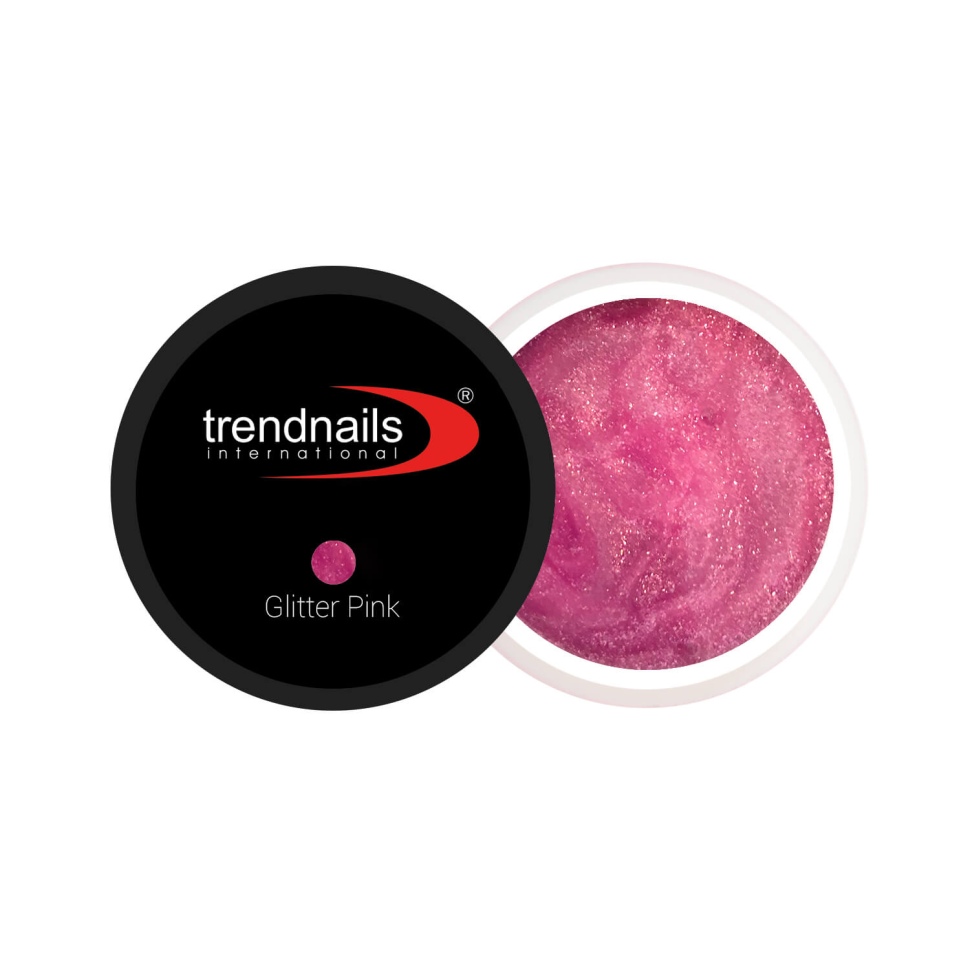Soak-Off Acrylgel 15ml Tiegel – "Glitter Pink" von Trendnails