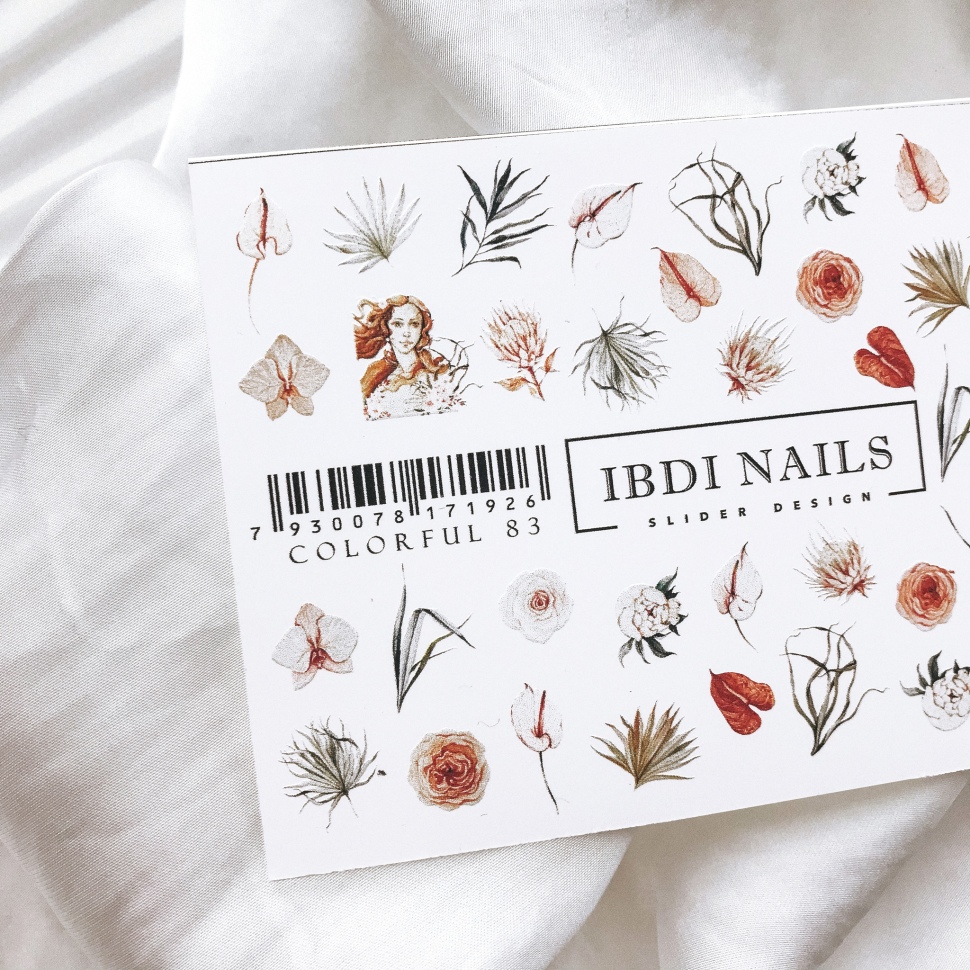 Sticker COLORFUL Nr. 83 von IBDI Nails