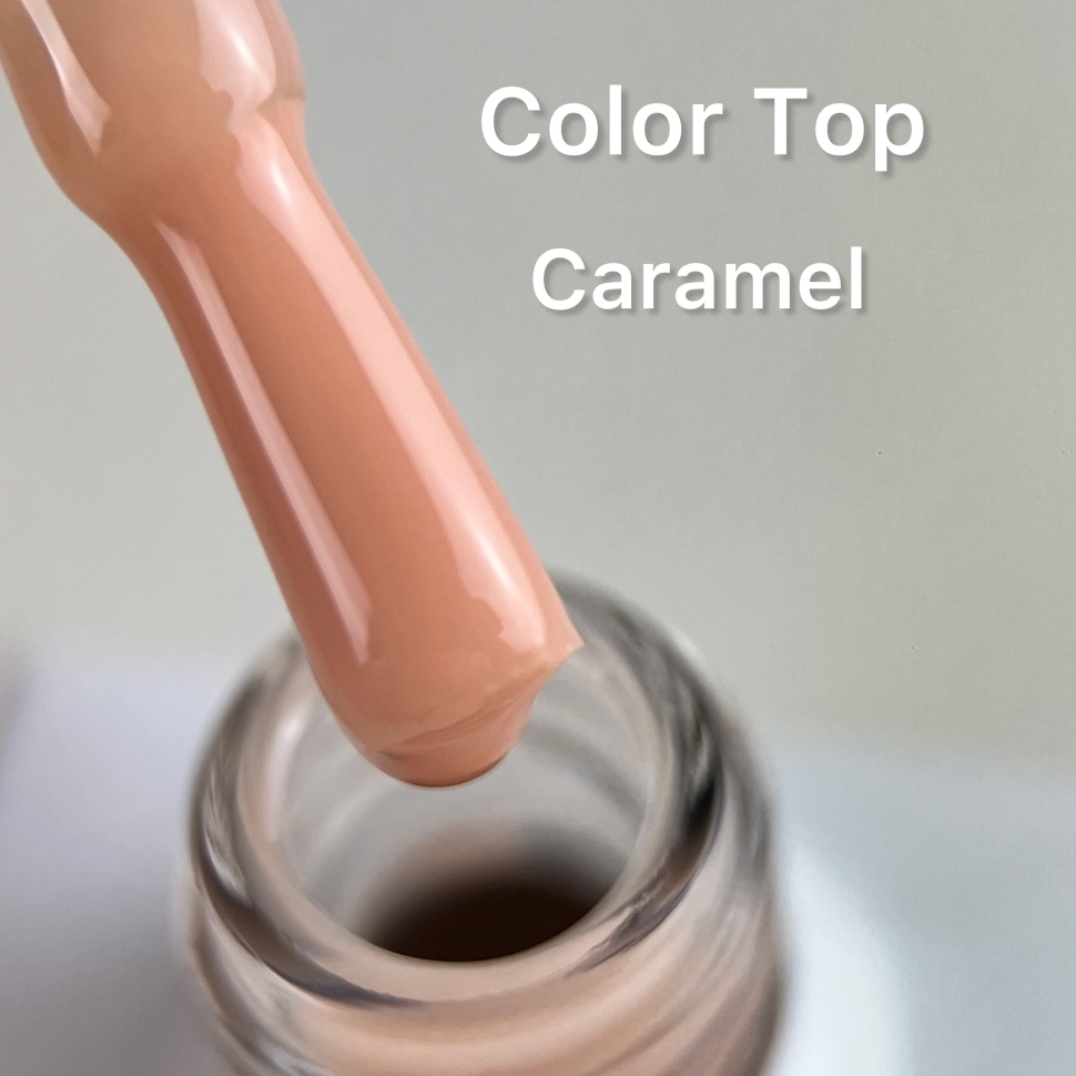 Color Top Coat Caramel NO WIPE 10ml von Love My Nails