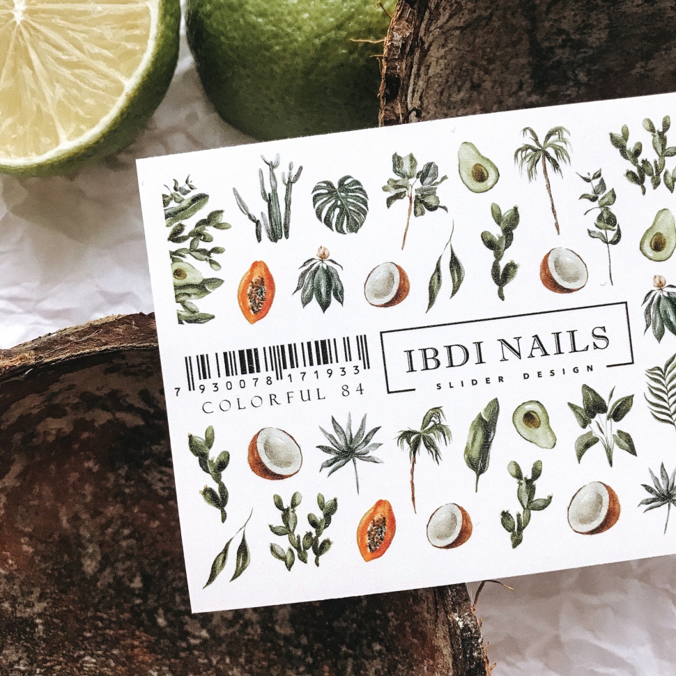 Sticker COLORFUL Nr. 84 von IBDI Nails