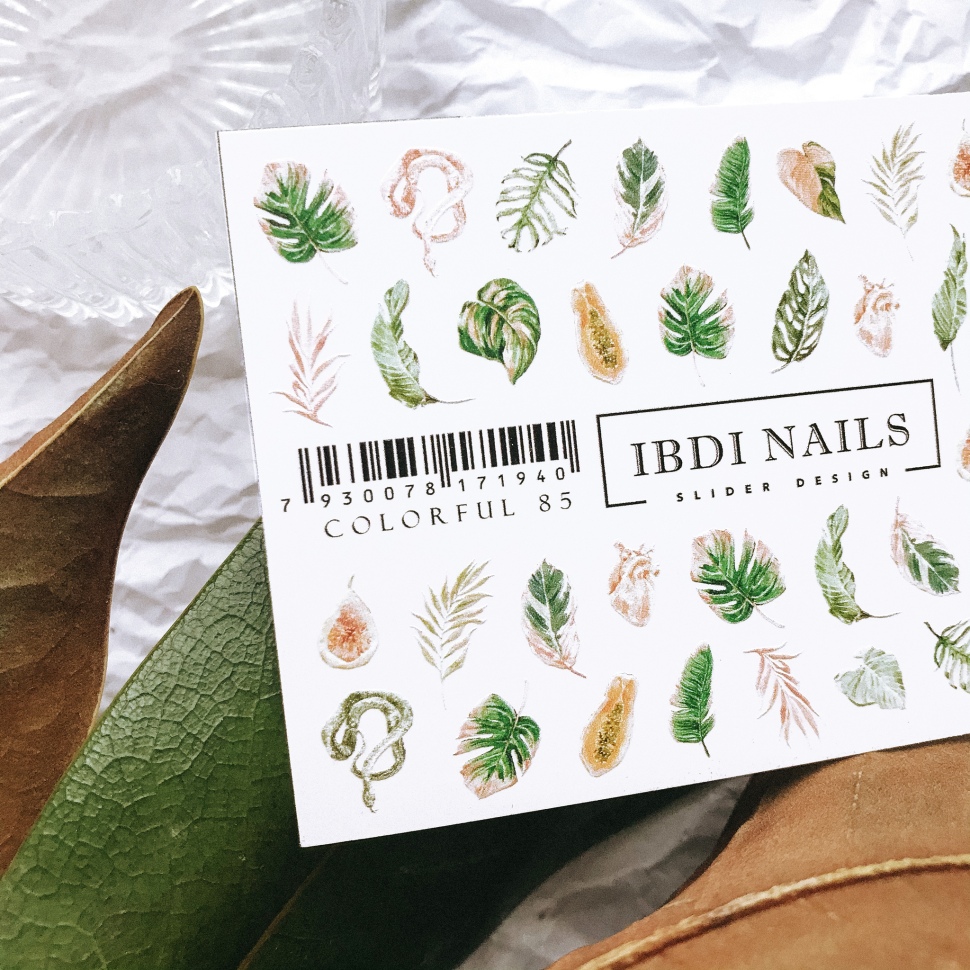 Sticker COLORFUL No. 85 from IBDI Nails