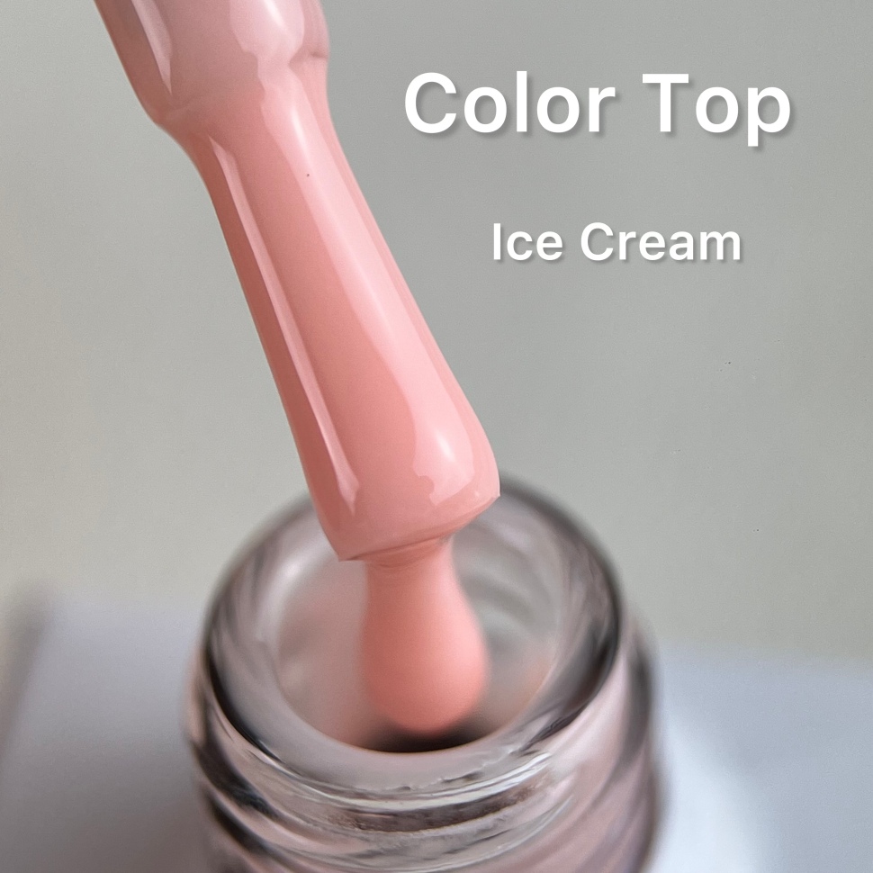 Color Top Coat Ice Cream NO WIPE 10ml von Love My Nails