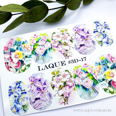 3D Sticker Design 3D17 (water soluble stickers)