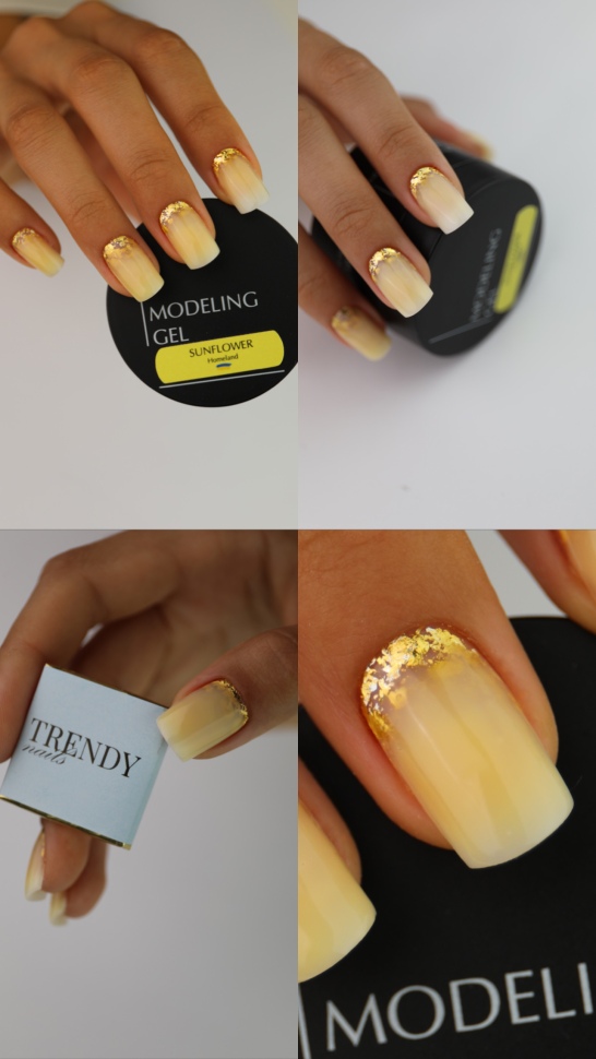 UV/LED Modelliergel selbstglättend Sunflower von Trendy Nails (30ml)