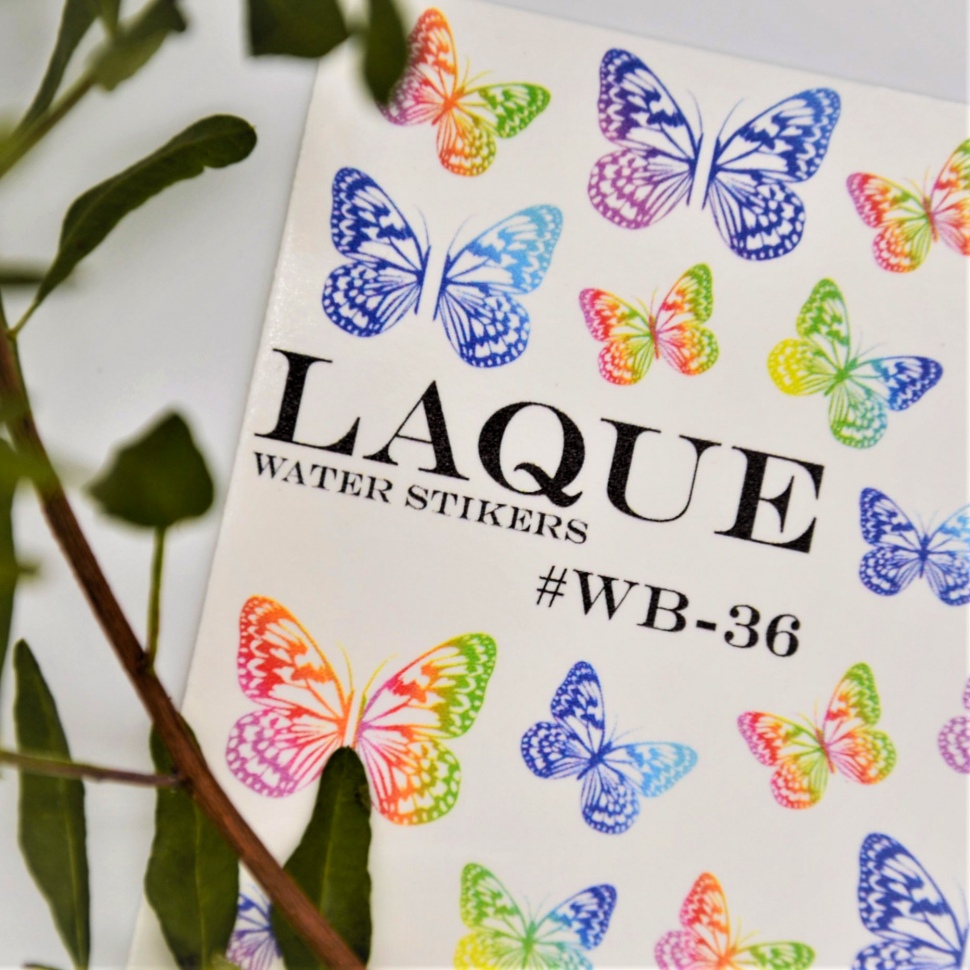 Sticker Design WB36 (Wasserlösliche Aufkleber) von Laque