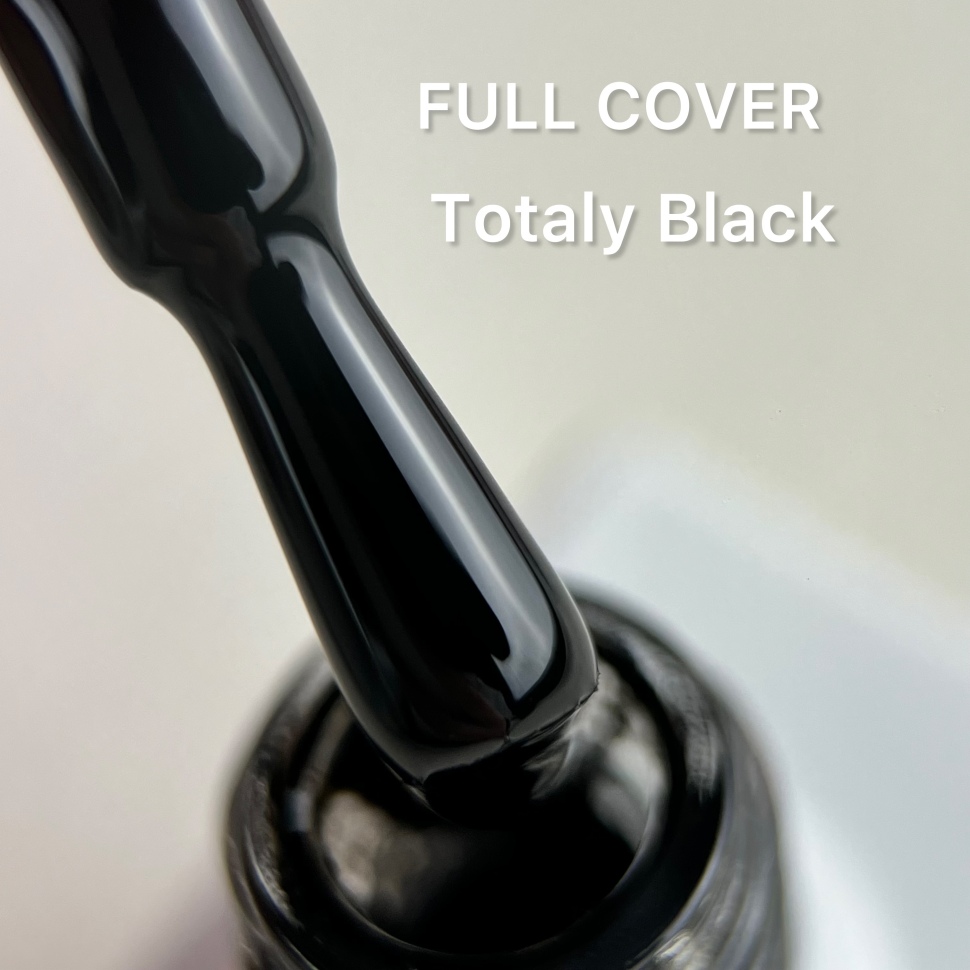 Full Cover Top Coat Totaly Black NO WIPE 10ml von Love My Nails (Aushärtungszeit 3 Min)