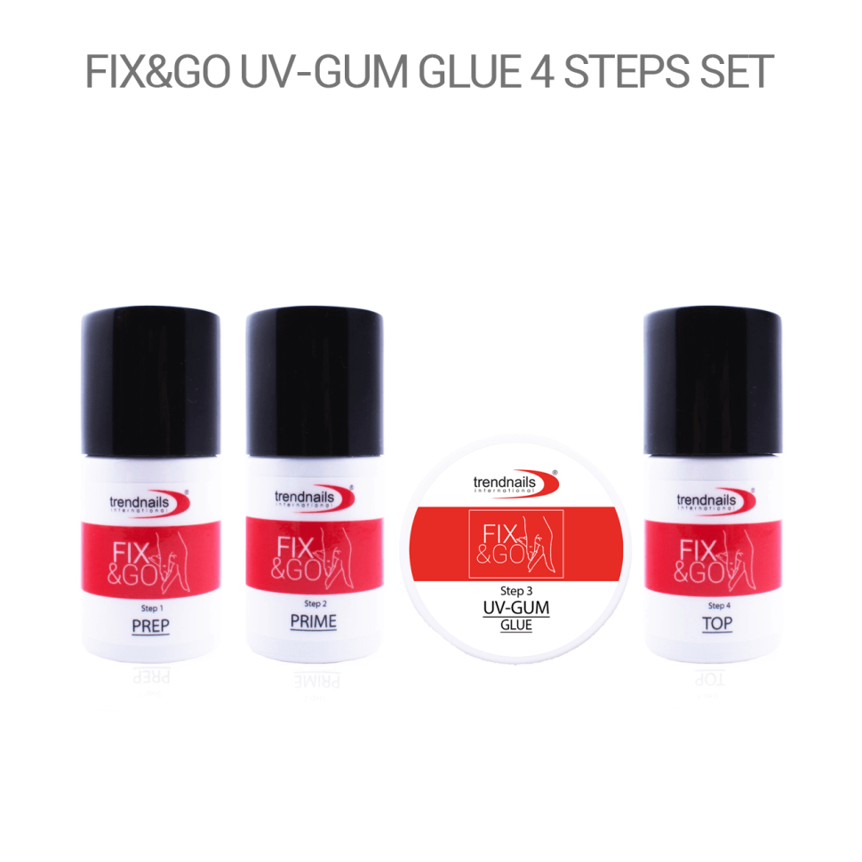 FIX&GO UV-GUM GLUE 4 STEPS SET