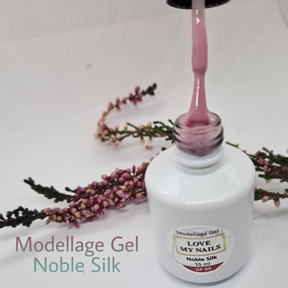 Modellage Gel in der Flasche für Nagelstärkung und Verlängerung 15ml (Noble Silk) 