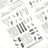 Sticker Design Stiker03 (Wasserlösliche Aufkleber) IBDI Nails