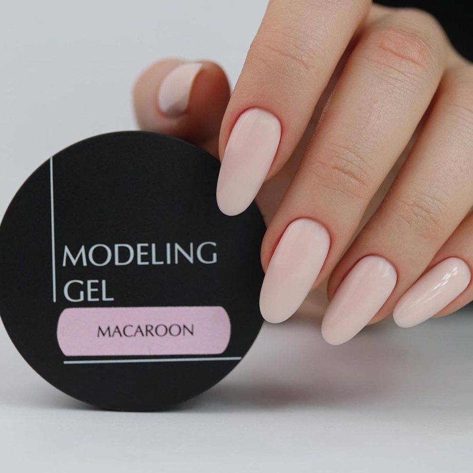 UV /LED modeling gel Macaroon self-smoothingfrom Trendy Nails (30ml)
