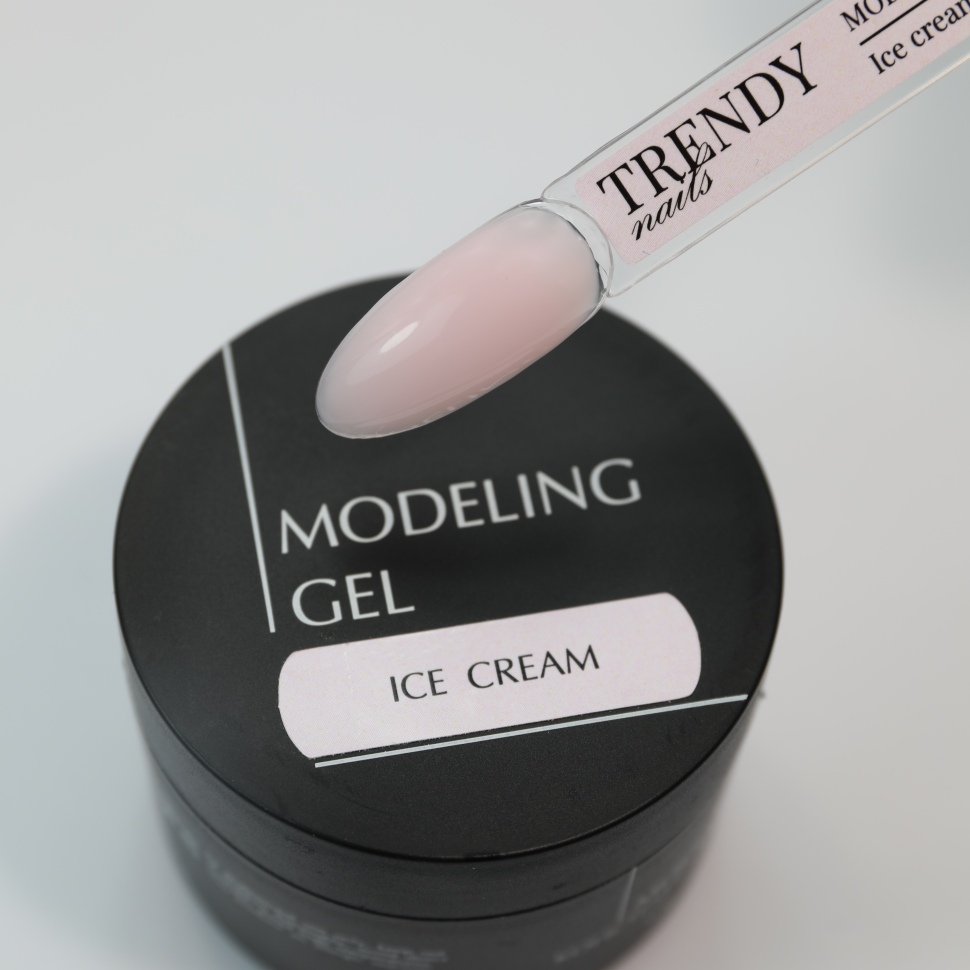 UV /LED modeling gel Ice Cream self-smoothingfrom Trendy Nails (30ml)
