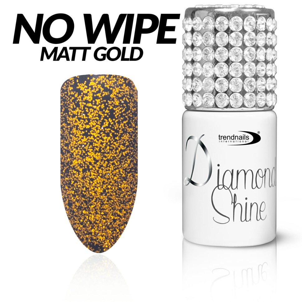Diamond Shine Finish No Wipe Effekt-Matt-Versiegler Glitter Gold