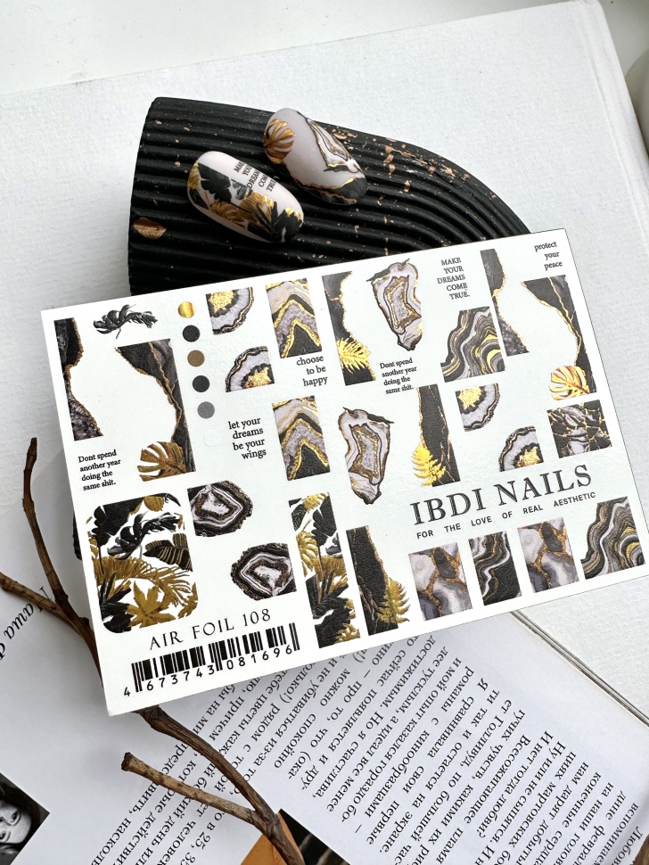 Sticker Air Foil 108 von IBDI Nails