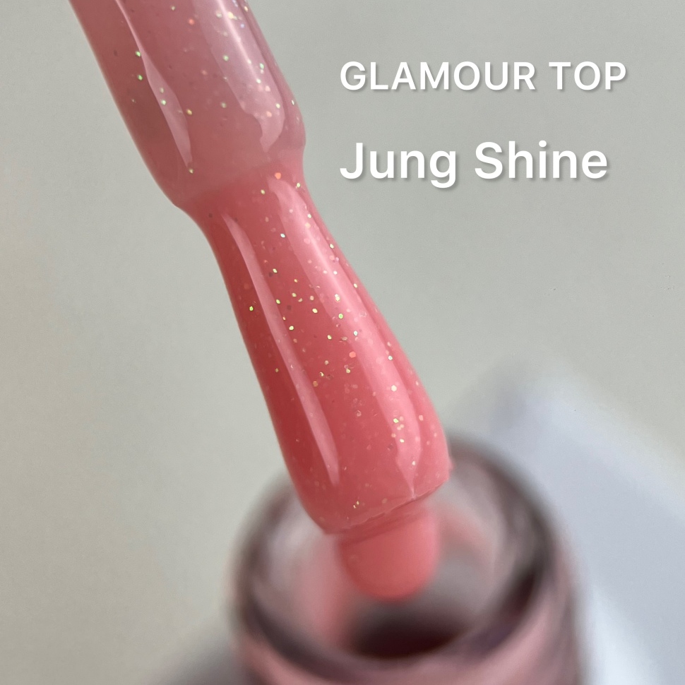 Glamour Top Coat Jung Shine NO WIPE 10ml von Love My Nails