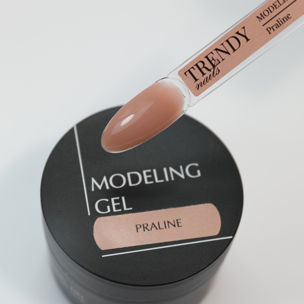 Modeling Gel selbstglättend „Praline“ von Trendy Nails (30ml)