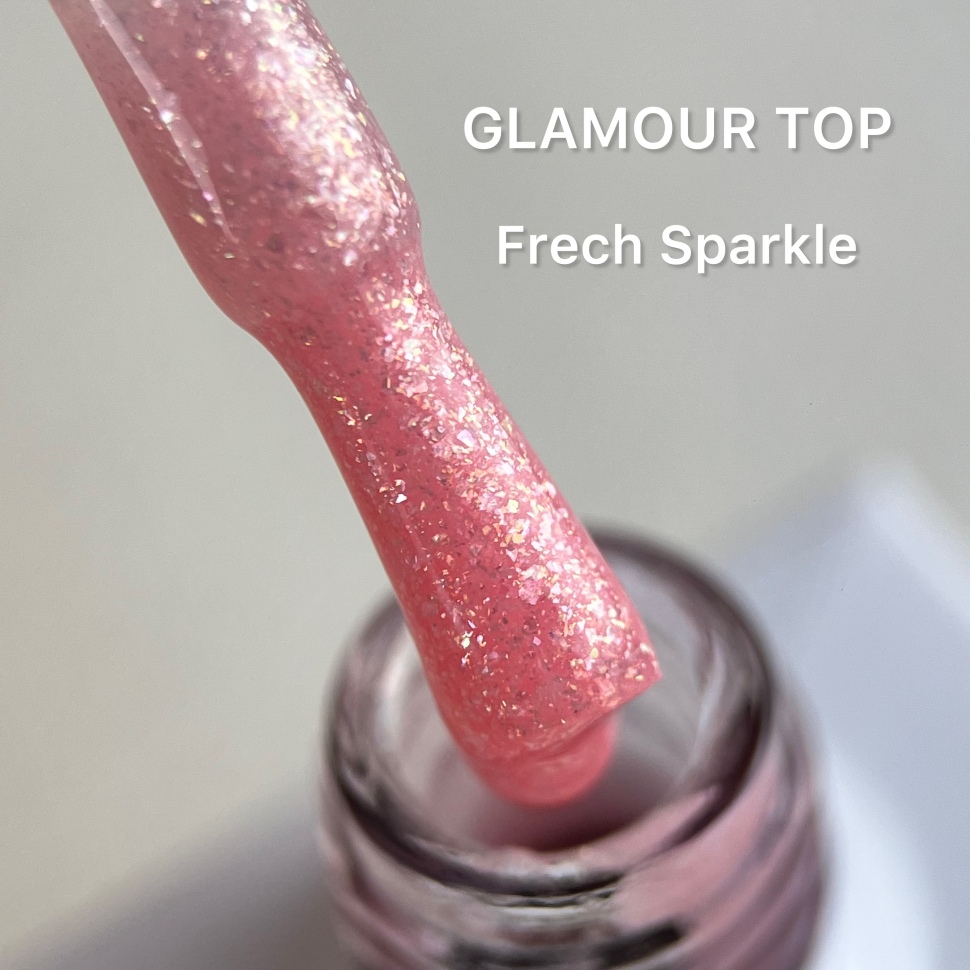 Glamour Top Coat Fresh Sparkle NO WIPE 10ml von Love My Nails