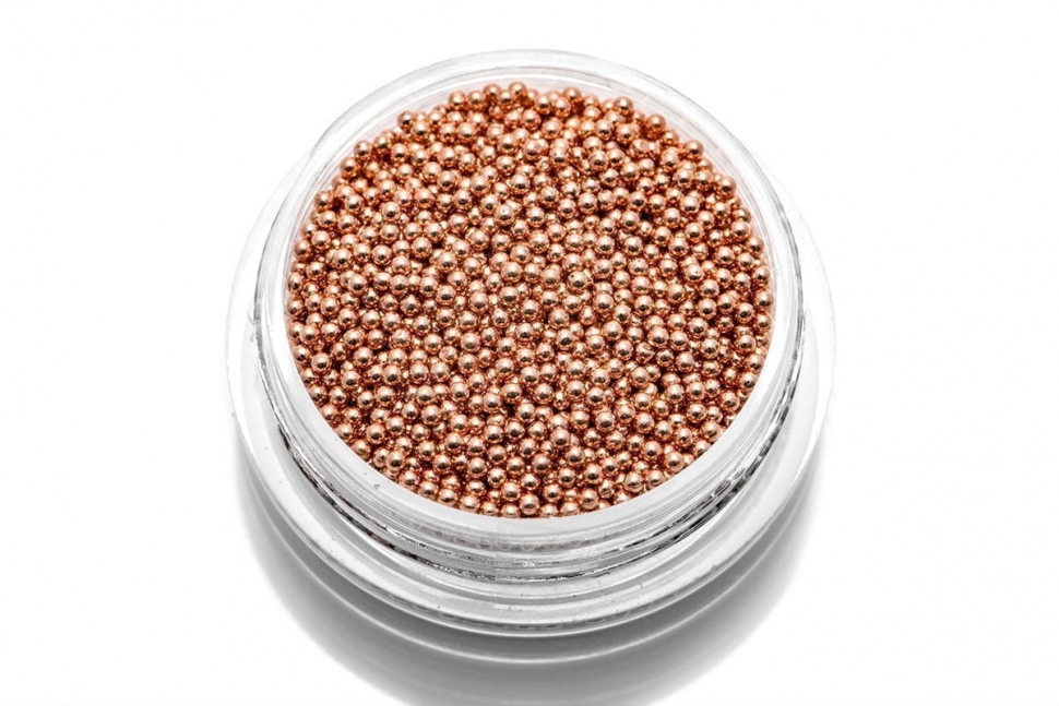 Caviar Beads Bronze (Metall Mini Perlen) Gr. 1,0 mm 