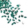 Rhinestones "2200 Emerald" 20 pieces (4mm x 2mm) from Swarovski